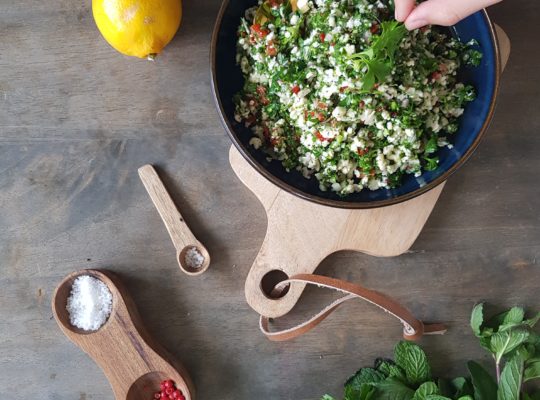 cuisine saine taboule chou