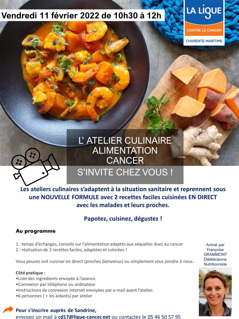 atelier nutrition cancer francoise grammont