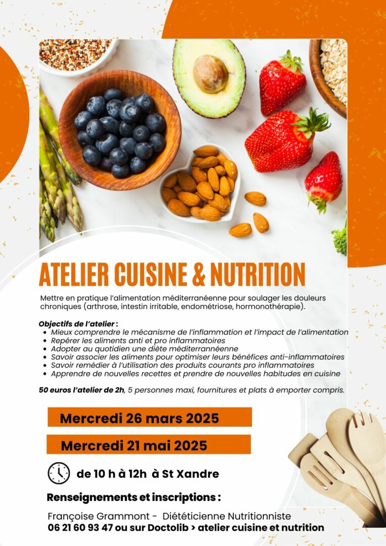 atelier anti inflammatoire